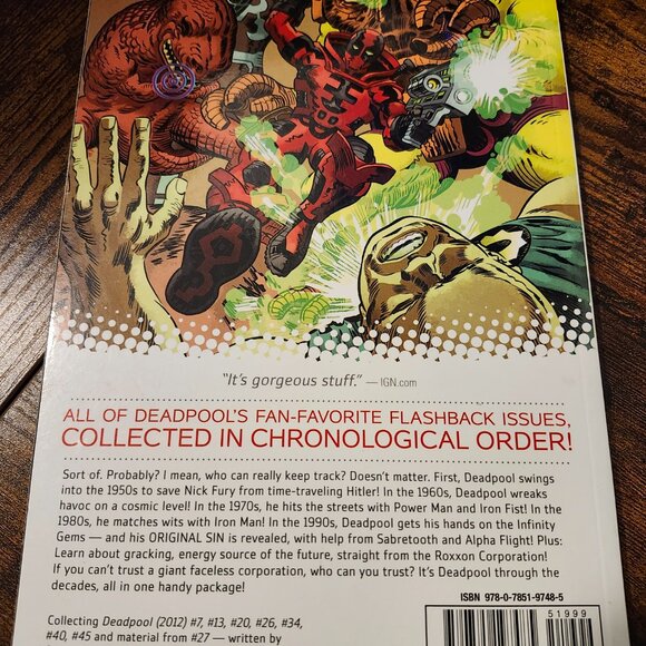 Deadpool: Flashbacks Paperback – 2016 - Marvel - Picture 2 of 2